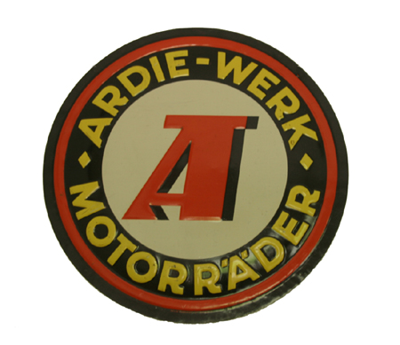 Ardie Werkstattschild 1929